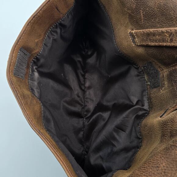 Wilsons Leather Messenger Bag Brown Vintage Legal Breifcase Shoulder Distressed - Picture 13 of 16